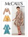 McCall Pattern Womens Crop Top Blouse and Dress Sizes 614 Sewing Pattern