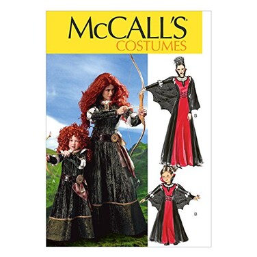 McCall s M6817 Womens Scottish Princess and Vampire Halloween Costume Sewing Pattern Sizes SXL