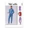 McCall s Misses ZipFront Jacket Vest and Slim Leg Pants Scrubs Sewing Pattern Packet Design Code M8468 Sizes XSSM Multicolor