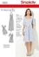 Simplicity 1800 Womens Open Neckline Dress Sewing Patterns Sizes 1018