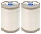 Coats &amp; 2Pack Coats Clark S9508010 Dual Duty XP Heavy Thread 125Yards Each Natural