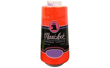 American & American Efird AE Maxi Lock Thread 3000yd Neon Orange