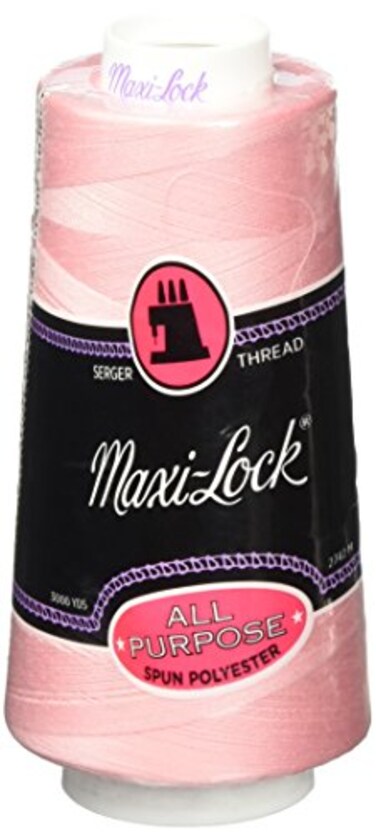 American &amp; American Efird MaxiLock Cone 3000 YardsMedium Pink Thread Spool 475 x 225 x 225 Pink