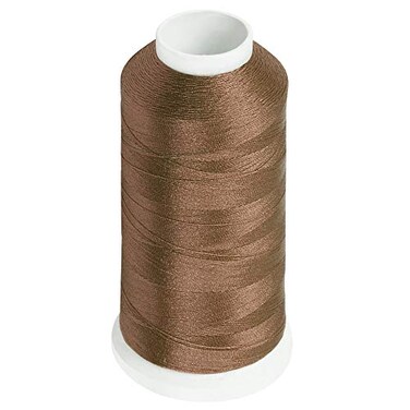 Desirable Life Bonded Nylon N66 Sewing Thread 1500 Yards Size 69 T70 210D3 for Leather Denim Hand Machine Craft Shoe Bag Repairing Strong Heavy Duty High Temperature Resistant Waterproof Coffee