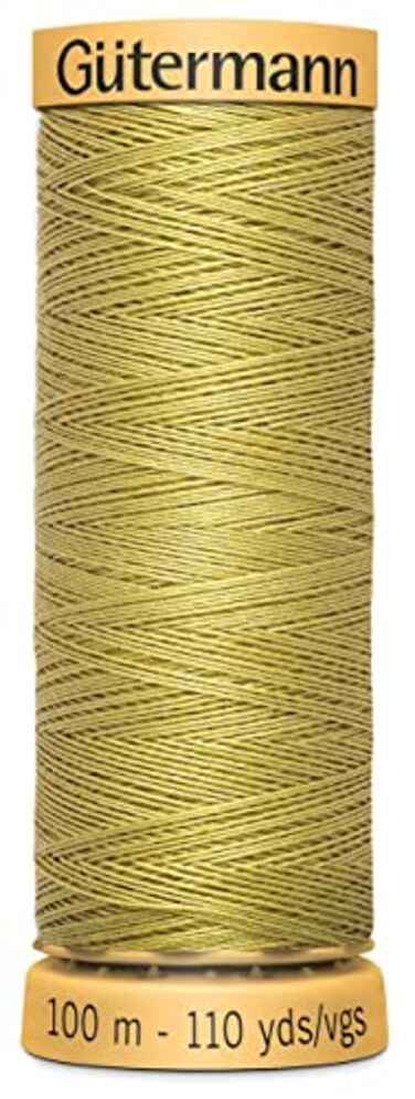 G&Atilde;&frac14;termann Natural Cotton Thread 110 YardsGolden Wheat