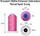 Threadart Polyester Machine Embroidery Thread By the Spool 1000M 40wt Hundreds of Color Options White No 101