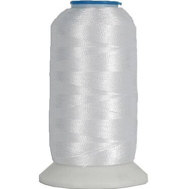 Threadart Polyester Machine Embroidery Thread By the Spool 1000M 40wt Hundreds of Color Options White No 101