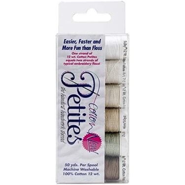 Sulky Sampler Cotton Petites 12watt Neutrals Assortment 6Pack