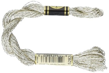DMC Metallic Pearl Cotton Skeins Size 5 273 YardsSilver