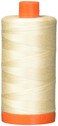 Aurifil A10502000 Mako Cotton Thread Solid 50WT 1422Yds Light Sand