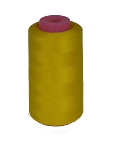 LA Linen 100 Polyester Cone Serger Thread Yellow A047