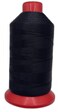 item4ever Black Bonded Nylon Sewing Thread V69 T70 1500 Yard Heavy Duty for Outdoor Upholstery Canvas