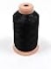 Embro All Purpose Extra Strong Heavy Duty Bonded Black Sewing Thread Great for QuiltingUpholstery Leather Denim Marine Outdoor and Camping Products T7069 210D3PLY 1400 Yards