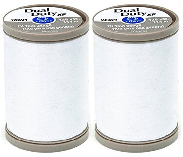 Coats & 2Pack COATS CLARK Dual Duty XP Heavy Thread 125Yard White