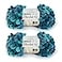 Bernat Alize BlanketEZ Super Soft Looped Yarn for Beginners Hand Knitting No Needles or Hooks Needed Seaport Teals 2 Pack