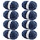 NDICANG 8 Pack Chunky Yarn for Hand Knitting Chunky Chenille Blanket Yarn for Crocheting Jumbo Fluffy Yarn for Crochet Super Bulky Yarn 25 yds 77 oz Each Skein Tibetan Blue