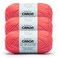 Caron All Day Cotton 3 Pack of 173 Yards352 oz Watermelon100 Mercerized Cotton Yarn
