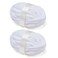 SOVIKER Chunky Chenille Yarn for CrochetingArm Knitting Super Soft Jumbo Knit Blanket Yarn White 2 Pack 32 yds 85 oz Each Pack