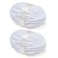 SOVIKER Chunky Chenille Yarn for CrochetingArm Knitting Super Soft Jumbo Knit Blanket Yarn White 2 Pack 32 yds 85 oz Each Pack