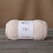 Lerchiyar Cotton Bamboo and Linen Blended Yarn DK Light Worsted Weight 2 Packages of 100g352oz Per Skein 50g120yards 02 Apricot White