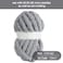 HOMBYS Chunky Chenille Yarn for Crocheting Super Bulky Jumbo Yarn for Hand Knitting 34 Thick Soft Plush Yarn for Blankets 8 Skein Pack 27 yds 8 oz Each Multi Assorted Black Grey