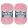 BambooMN JubileeYarn Baby Bear Yarn 100gSkein Chunky Polyester Faux Fur Baby Pink 2 Skeins