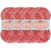 BambooMN JubileeYarn Cotton Select Yarn 50gSkein Sport Weight Rose Parade 4 Skeins