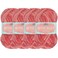 BambooMN JubileeYarn Cotton Select Yarn 50gSkein Sport Weight Rose Parade 4 Skeins