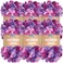 BambooMN JubileeYarn Fun Finger Loops Yarn Nyx 100gSkein 6 Skeins