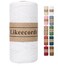 Likeecords 100 Cotton Crochet Bag Cord 2mm 170m Macrame Cord 2mm Crochet Thread Macrame Rope Gift for Knitter White