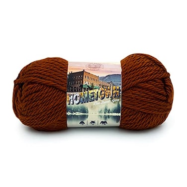 Lion Brand Yarn Hometown Yarn Bulky Yarn Yarn for Knitting and Crocheting 1Pack Stowe Sugar Maple