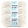 Lion Brand Yarn WoolEase Thick Quick Yarn Soft and Bulky Yarn for Knitting Crocheting and Crafting 3 Pack Fisherman