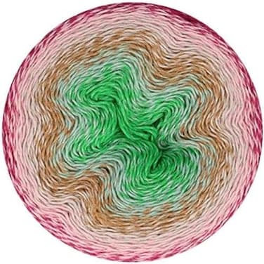 Scheepjes Frosted Whirl 1094 yd 1000 m Yarn 322 Skinny Scream CottonAcrylic Gradient for Shawls Scarves Blankets