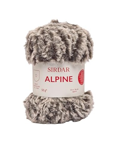 Sirdar Alpine Luxe Faux Fur Yarn Brindle 403 50g