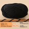 LUCKY BALL Yarn for Crocheting100g Soft Yarn for CrochetingCrochet Yarn for SweaterHatSocksBlanketsBlack with 1 Crochet Hook