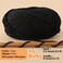 LUCKY BALL Yarn for Crocheting100g Soft Yarn for CrochetingCrochet Yarn for SweaterHatSocksBlanketsBlack with 1 Crochet Hook