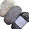KnitPal Cotton to The Core Worsted Weight Yarn for Crocheting 3Pack 654Yds 300G Free Patterns Beginners Friendly Soft Cotton Yarn for Knitting 4 Medium Worsted Weight Snowy Night
