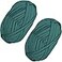 SIMEIQI 2 PCS TShirt Elastic Fabric Crochet Cloth Yarn for DIY Knitting Spaghetti Thick Knitting Yarn for Hand DIY Bag Blanket Cushion Crocheting Projects Home Decor Dark Green