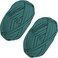 SIMEIQI 2 PCS TShirt Elastic Fabric Crochet Cloth Yarn for DIY Knitting Spaghetti Thick Knitting Yarn for Hand DIY Bag Blanket Cushion Crocheting Projects Home Decor Dark Green