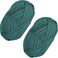SIMEIQI 2 PCS TShirt Elastic Fabric Crochet Cloth Yarn for DIY Knitting Spaghetti Thick Knitting Yarn for Hand DIY Bag Blanket Cushion Crocheting Projects Home Decor Dark Green