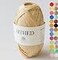 KITHED Raffia Yarn Soft Raffia Yarn for Crochet328ftSmooth Raffia for Hand Knitting Summer Hats and Bags 12 Buckwheat