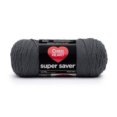 Red Heart RED HEART Super Saver yarn Solid Charcoal