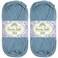 BambooMN JubileeYarn Dainty Light Yarn 100gSkein Worsted Cotton Little Boy Blush 2 Skeins