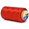 Mandala Crafts Red Flat Waxed Thread for Leather Sewing 273 Yds 150D 08mm Polyester Leather Thread String Waxed Cord for Leatherwork Beading Bookbinding Hand Stitching