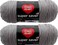 Red Heart Bulk Buy Super Saver 2Pack Dusty Grey 7 oz Each Skein