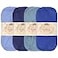 BambooMN JubileeYarn Baby Soft Bamboo Cotton Yarn 50gSkein Shades of Blue 4 Skeins