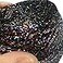 CLISIL Clisil 100g DIY Black Colorful Lurex Yarn Shining Yarn Glitter Sparkle Yarn Metal Yarn Sparkle Yarn Crochet Thread Bag Sweater Toy Yarn Accessory Yarn