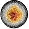 YarnArt Flowers Moonlight Gradient Cotton Acrylic Yarn with Metallic Lurex 917oz 250g 1093 Yards Shiny Multicolor Cake Yarn for Crochet Knitting Shawls DIY Projects 3259