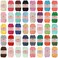 BambooMN JubileeYarn Cotton Select Yarn 50gSkein Sport Weight Multi Color Bulk Pack 40 Skeins