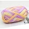 Eqarp 1 PCS Colorful TShirt Yarn Knitting Yarn Fabric Crochet Cloth for DIY Knitted Fabric Art 48 YellowPurple
